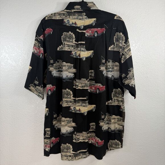 Clearwater Outfitters Muscle Car Print Shirt XL Black 100% Cotton Mustang T-Bird - Picture 4 of 11